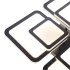 Lustra LED cu telecomanda SUSAN 96W, 4 Patrate, lumina Rece/Calda/Neutra, Dimabila, Negru [4]