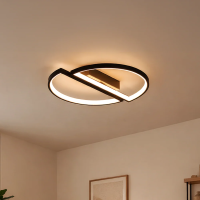 Lustra LED cu telecomanda VECTOR ARCUS 52W, 2 Elemente, lumina Rece/Calda/Neutra, Dimabila, Negru Lustra LED cu telecomanda VECTOR ARCUS 52W, 2 Elemente, lumina Rece/Calda/Neutra, Dimabila, Negru