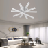 Lustra LED cu telecomanda ZOE, 67W, lumina Rece/Calda/Neutra, Dimabila, Alb [3]
