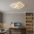 Lustra LED Horetensia cu Telecomanda, 116W, Dimabil, Lumina Calda/ Neutra/ Rece, Alb [2]
