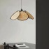 Lustra Vintage 1xE27, Barn, Diametru 80cm, Lemn si Metal, Maro [2]