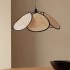Lustra Vintage 1xE27, Barn, Diametru 80cm, Lemn si Metal, Maro [3]