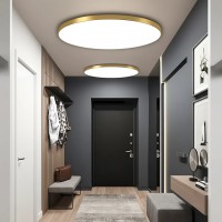 Plafoniera LED SOLIS 27cm 20W Lumina Rece Auriu Plafoniera LED SOLIS 27cm 20W Lumina Rece Auriu