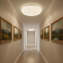 Plafoniera LED 23 cm, 22W, 3000K / 4000K / 6000K, Alb, Metal si Acril [2]