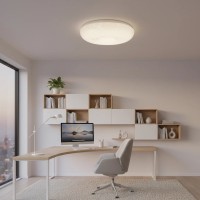 Plafoniera LED 35 cm, 31W, 3000K / 4000K / 6000K, Alb, Metal si Acril
