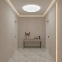 Plafoniera LED Stele 23 cm, 22W, 3000K / 4000K / 6000K, Alb, Metal si Acril
