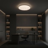 Plafoniera LED Stele 35 cm, 31W, 3000K / 4000K / 6000K, Alb, Metal si Acril