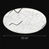 Plafoniera LED 23 cm, 22W, 3000K / 4000K / 6000K, Alb, Metal si Acril [4]