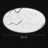 Plafoniera LED 35 cm, 31W, 3000K / 4000K / 6000K, Alb, Metal si Acril [4]