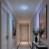 Spot LED ORBITA, 5W, Rotund, Lumina Rece / Calda, Bronz Antichizat, Rasina si Sticla [2]