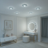 Spot LED ORBITA, 5W, Rotund, Lumina Rece / Calda, Bronz Antichizat, Rasina si Sticla [2]
