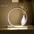 Veioza LED 21W, Lumina Rece/Calda/Neutra, Metal si Acril, Negru [3]