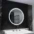 Oglinda LED Rotunda, 50cm, Basic Touch [4]