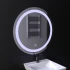 Oglinda LED Touch Gallio , Diametru 60cm, Lumina Rece 6000K, Sticla [4]