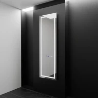 Oglinda LED Rectangulara, 45x140cm, Giulia Senzor Radar Marcello, Sistem Dezaburire, Ceas & Termometru, Dimabila, Dressing Couture