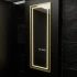 Oglinda LED Rectangulara, 45x140cm, Elena Senzor Radar Marcello, Sistem Dezaburire, Ceas & Termometru, Dimabila, Dressing Couture [4]