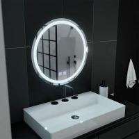 Oglinda LED Rotunda, 70cm, Lucea Touch, Sistem Dezaburire, Dimabila Oglinda LED Rotunda, 70cm, Lucea Touch, Sistem Dezaburire, Dimabila
