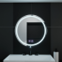 Oglinda LED Rotunda, 70cm, Lucea Touch, Sistem Dezaburire, Dimabila [3]