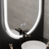 Oglinda LED Ovala, 50x100cm, Velara Touch, Sistem Dezaburire, Dimabila [3]