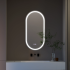 Oglinda LED Ovala, 50x100cm, Velara Touch, Sistem Dezaburire, Dimabila [4]