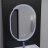 Oglinda LED Ovala, 60x80cm, Velara Touch, Sistem Dezaburire, Dimabila [2]