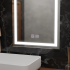Oglinda LED Rectangulara, 60x80cm, RADIANTE Touch, Lumina Rece, Sistem Dezaburire, Dimabila [3]