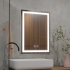 Oglinda LED Rectangulara, 60x80cm, RADIANTE Touch, Lumina Rece, Sistem Dezaburire, Dimabila [4]