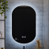 Oglinda LED Ovala, 50X80cm, E14S/50X80, Touch, Sistem Dezaburire [3]