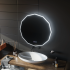 Oglinda LED Rotunda, 60cm, VIVO Touch, Sistem Dezaburire, Dimabila [3]
