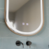 Oglinda LED Touch Impora Sistem Dezaburire 50x80 cm Rama Rose Gold [2]