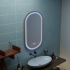 Oglinda LED Touch Impora Sistem Dezaburire 50x80 cm Rama Rose Gold [3]