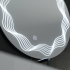 Oglinda LED Rotunda 60cm, Flusso Touch, Sistem Dezaburire, Dimabila [4]