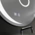 Oglinda LED Rotunda, 60cm, Orbis Touch, Sistem Dezaburire,Dimabila [2]