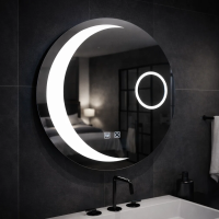 Oglinda LED Rotunda, 70cm, Orbis Touch, Sistem Dezaburire, Dimabila Oglinda LED Rotunda, 70cm, Orbis Touch, Sistem Dezaburire, Dimabila
