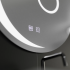 Oglinda LED Rotunda, 80cm, Orbis Touch, Sistem Dezaburire, Dimabila, E31S/80X80 [2]