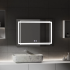 Oglinda LED Rectangulara, 80x60cm, KOVEN Touch, Sistem Dezaburire,Dimabila [3]