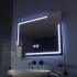 Oglinda LED Rectangulara, 80x60cm, ECLISSA Touch, Sistem Dezaburire, Dimabila [4]