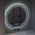 Oglinda LED Rotunda, 70cm, Orhina Touch, Sistem Dezaburire, Dimabila [3]