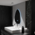 Oglinda LED Organica 80x60cm, Fluido Touch, Sistem Dezaburire, Dimabila [3]