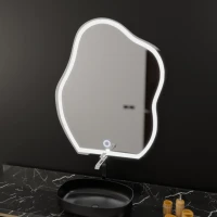 Oglinda LED Organica 50x70cm, Forma Touch, Sistem Dezaburire, Dimabila Oglinda LED Organica 50x70cm, Forma Touch, Sistem Dezaburire, Dimabila