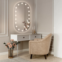 Oglinda LED Touch Infinitium Sistem Dezaburire, 4000K, 60X80cm Oglinda LED Touch Infinitium Sistem Dezaburire, 4000K, 60X80cm