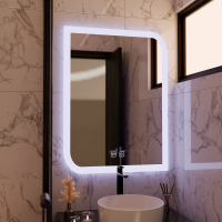 Oglinda LED CLARIVO Dreptunghiulara, 14W, 60X80cm, Touch, Sistem Dezaburire Oglinda LED CLARIVO Dreptunghiulara, 14W, 60X80cm, Touch, Sistem Dezaburire
