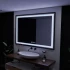 Oglinda LED Rectangulara, 100x70cm, Verite Majeste Noir Motion Glow Marcello, Sistem Dezaburire, Ceas & Termometru, Dimabila [4]
