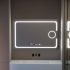 Oglinda LED Rectangulara, 120x80cm, Eclat MotionGlow Marcello, Sistem Dezaburire, Ceas & Termometru, Lupa Cosmetica, Dimabila [3]