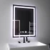Oglinda LED Rectangulara, 45x60cm, Verite MotionGlow Marcello, Sistem Dezaburire, Ceas & Termometru, Dimabila [4]