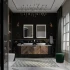 Oglinda LED Rectangulara, 50x70cm, Verite Royale Gold Motion Glow Marcello, Sistem Dezaburire, Ceas & Termometru, Dimabila [4]
