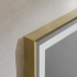 Oglinda LED Rectangulara, 60x80cm, Verite Royale Gold MotionGlow Marcello, Sistem Dezaburire, Ceas & Termometru, Dimabila [2]