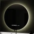 Oglinda LED Rotunda, 80cm, Serenite MotionGlow Marcello, Sistem Dezaburire, Ceas & Termometru, Dimabila [2]