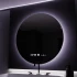 Oglinda LED Rotunda, 80cm, Serenite MotionGlow Marcello, Sistem Dezaburire, Ceas & Termometru, Dimabila [3]
