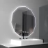 Oglinda LED 60cm, POLIGON Senzor MotionGlow Marcello, Sistem Dezaburire, Ceas & Termometru, Dimabila [3]
